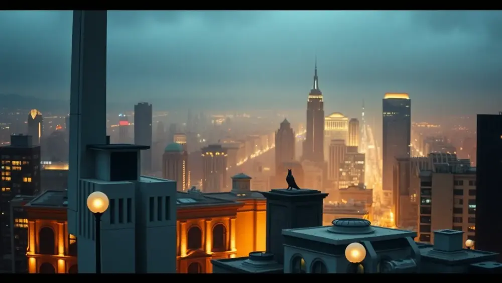 A cidade de Gotham na visão sombria de Christopher Nolan