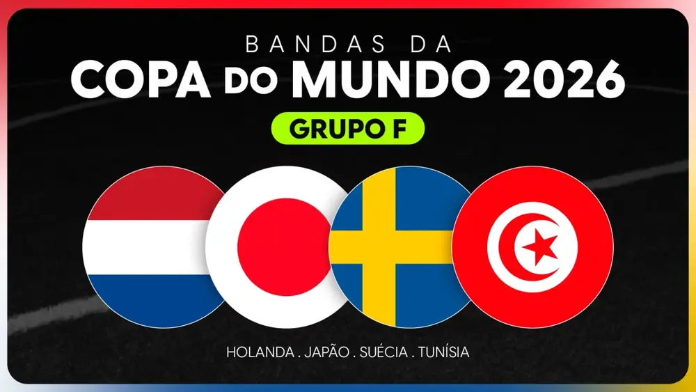 Grupo F da Copa 2026: trilhas sonoras de Holanda, Japão, Suécia e Tunísia