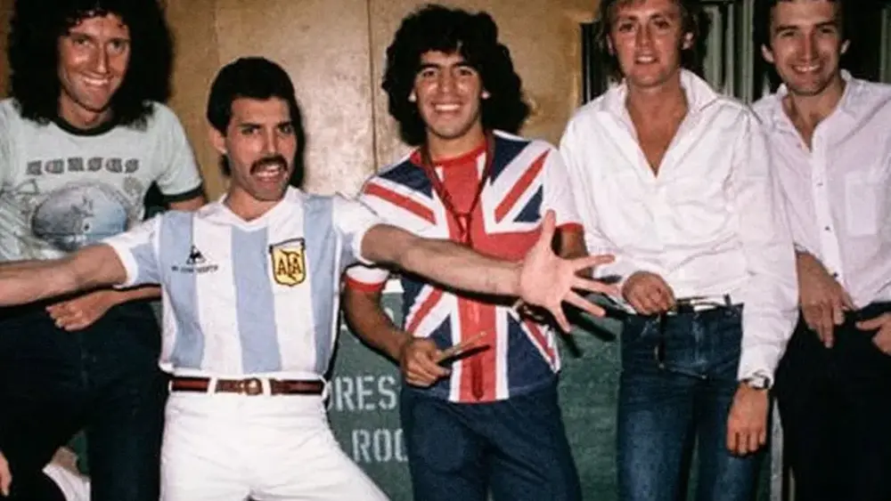 Maradona e Queen: o encontro antes da Guerra das Malvinas